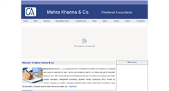 Desktop Screenshot of mehrakhanna.com