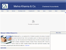 Tablet Screenshot of mehrakhanna.com